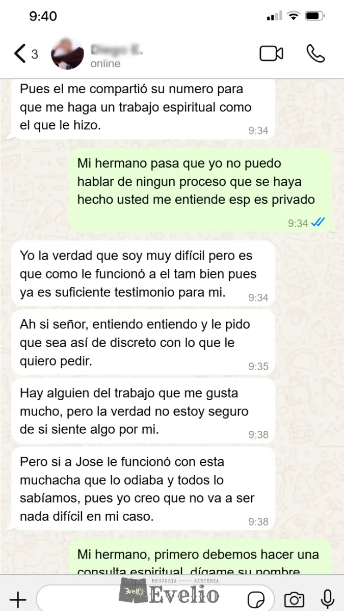 Testimonio amarre de amor